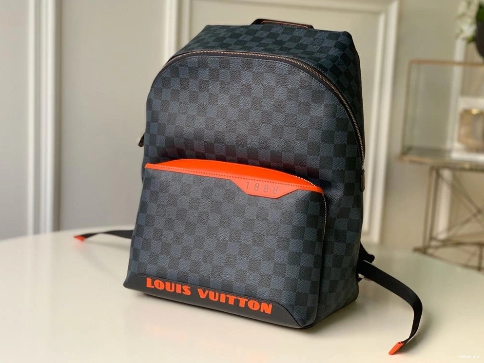 RACE DAMIER Louis DISCOVERY PM BACKPACK COBALT Vuitton 0707